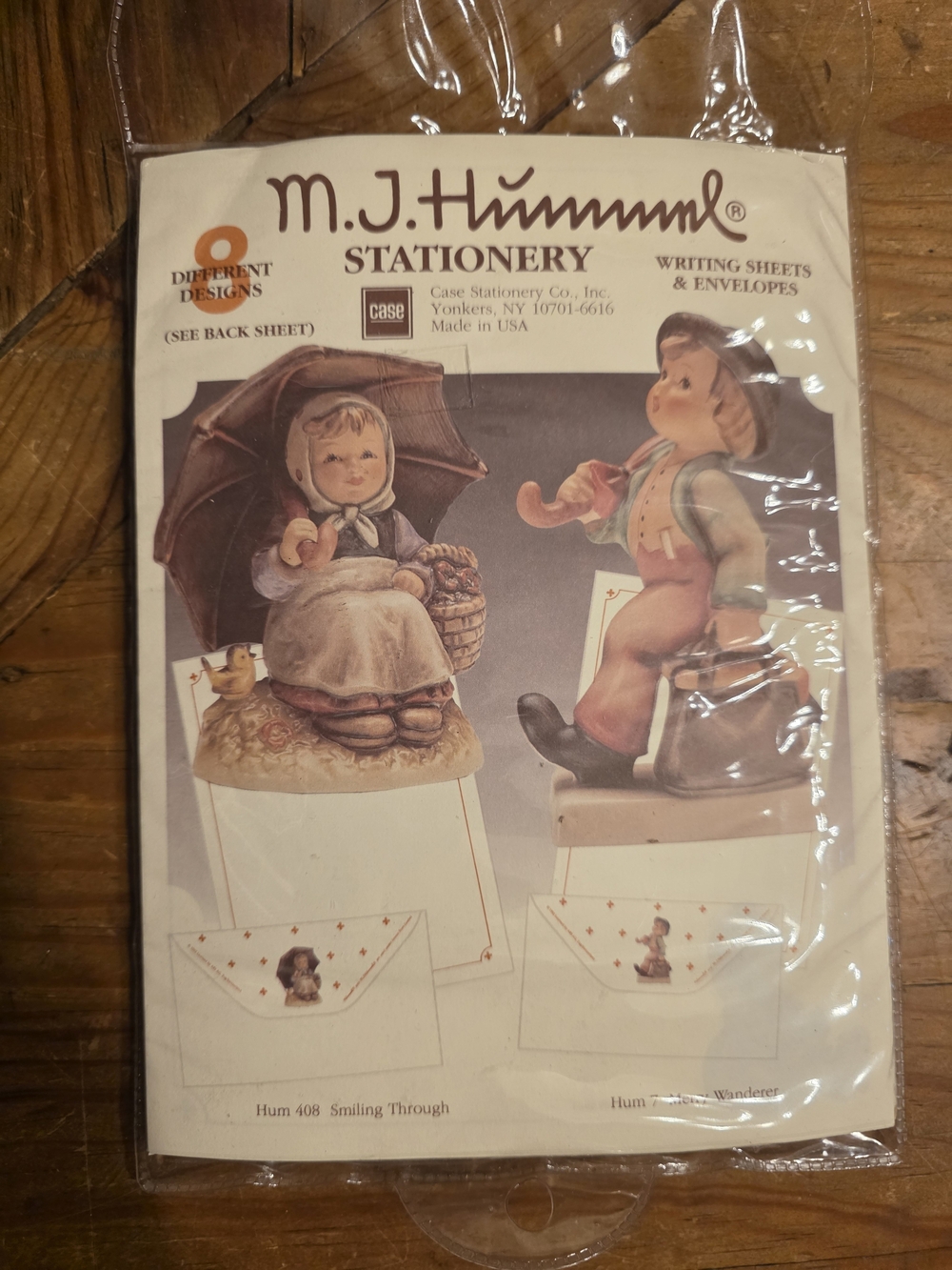 M.J. Hummel Stationery Writing Sheets & Envelopes - Vintage 1992 Made In USA